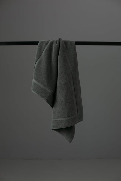 Eureka Khaki grey towel by Kimisoo