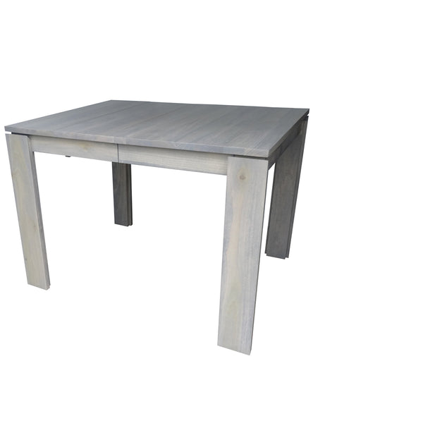 Tofino Dining table - shown in Poplar with Stone Grey stain