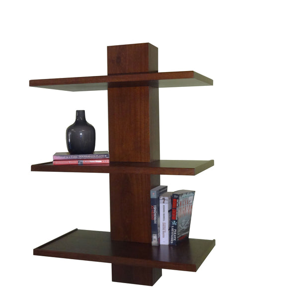 Short Blackcomb Bookshelf - shown in Poplar with Coco Cherry stain