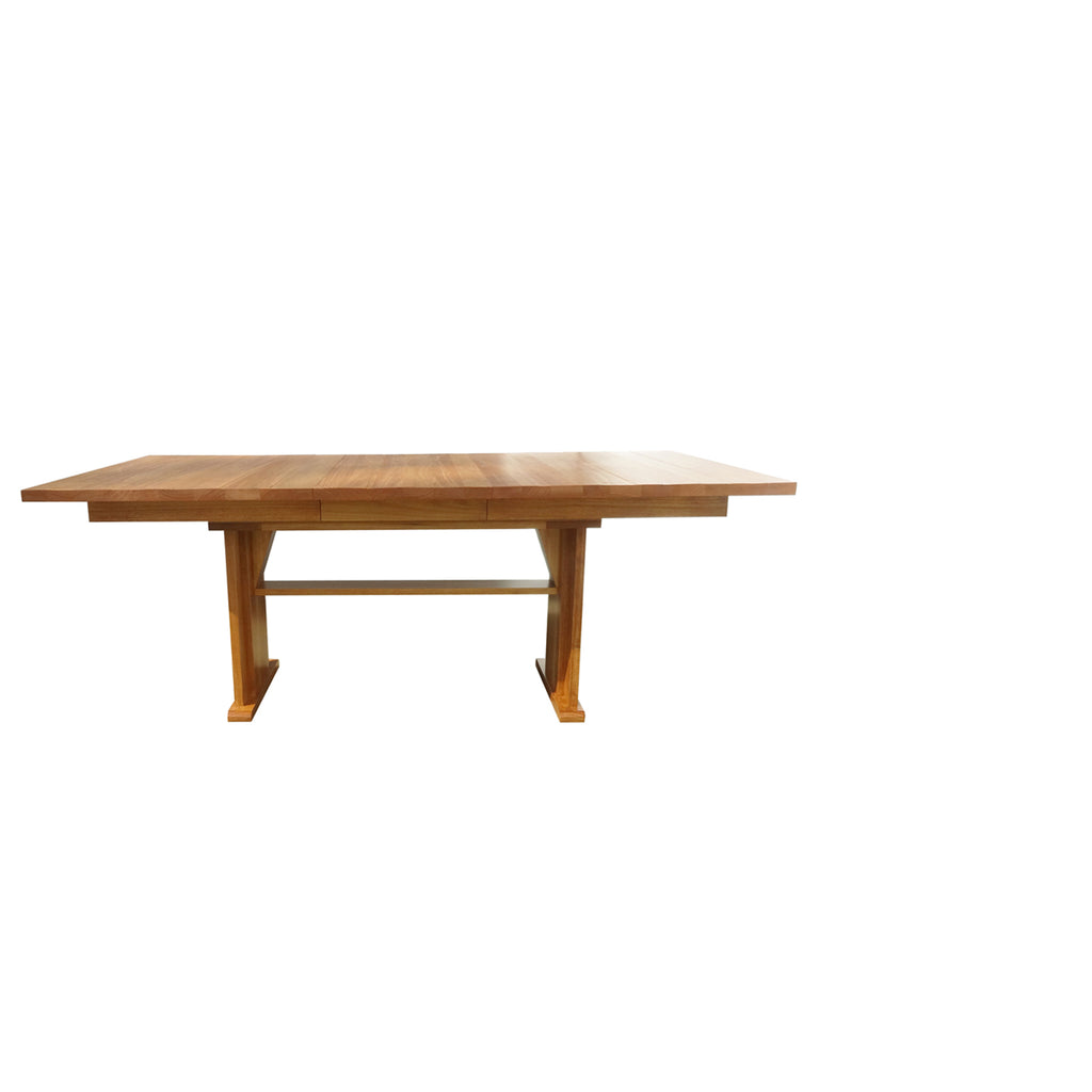 Vancouver Trestle Table - With Leaf in